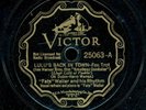 78tk-Jazz-VICTOR 25063-Fats Waller-(Lulu's Back in Town/Sweet and Slow)