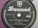 VERY RARE BUDDY HOLLY 78 RPM BLUE DAYS BLACK NIGHTS / LOVE ME BRUNSWICK VG GRADE