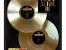 Alive III (1993) - Kiss Vinyl Gold Record Framed On Black Velvet Background