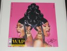 Cardi B Wap New Sealed Limited Gold Edition LP Vinyl Megan Thee Stallion