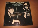 4LP Box Yehudi Menuhin - Microsillons Inédits (Historische Aufnahmen 1929 - 1939