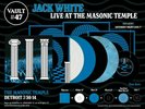 THIRD MAN VAULT #47 'JACK WHITE LIVE AT THE MASONIC TEMPLE' 4-LP STILL SEALED