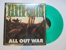 EARTH CRISIS All Out War / Firestorm LP GREEN VINYL punk SxE judge UNPLAYED