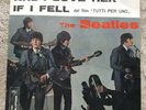THE BEATLES:AND I LOVE HER / IF I FELL - PARLOPHON 1964 ITALY FILM TUTTI PER UNO