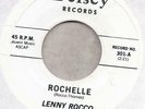 LENNY ROCCO ROCHELLE B/W SUGAR GIRL DELSEY RECORDS REPRO RED VINYL 45 NEW