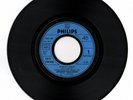 45T Johnny Hallyday - Tirage juke box - 6042 160 - Derrière l'amour