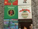Vintage 6 Christmas SonG Albums LP Records Patti Page Bing Crosby Elvis Pop Up