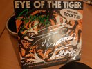 sylvester STALLONE autograph EYE OF THE TIGER 45t vinyle collectors signed live
