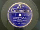Francis Planté Piano Schumann Romance N°2 78RPM Columbia D 13061 #Listen#