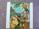 Vinyl Single 45rpm Record Govinda  Radha Krishna Temple With Sleeve Apple 25A