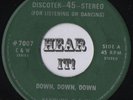 Superb Rockabilly Country Bopper 45 UNKNOWN ARTIST Down / Take This SEEBURG hear