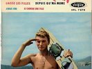 JOHNNY HALLYDAY Chante les filles 1961 RARE EP Vogue Languette + centreur