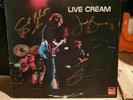 Cream - Live Cream. Signed by all 3. Clapton, Baker & Bruce. Ex cond. Slv only.