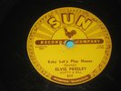 1955 78 rpm ELVIS PRESLEY Sun 217 BABY LET'S PLAY HOUSE Original Release