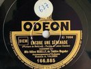 HELENE REGELLY encore une sérénade DISQUE 78 tours RPM ODEON 166.885