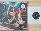 Saga Heads Or Tales plus Free Single Portrait UK signed by the complete band