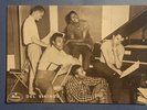 DEL VIKINGS DOO WOP ROCK'N'ROLL RARE MERCURY POSTCARD+DISCOGRAPHY ITALY 1958