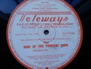 16-inch Transcription Sons Of The Pioneers Show - Teleways Program 121 & 122