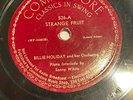 BILLIE HOLIDAY - STRANGE FRUIT / FINE AND MELLOW on COMMODORE 526  78 RPM
