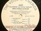 live 1956 NEWPORT JAZZ w/ EDDIE CONDON & JAZZ GREATS - VOICE OF AMERICA 16