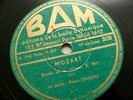 REINE GIANOLI W.A.Mozart piano rondo in A minor K.511 french 1950 BAM 209 78 rpm