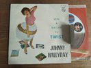 JOHNNY HALLYDAY - Ven a bailar en Twist EP  Philips Espagne 1961 BLEU LETTRES