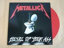 Vinyl records lp Metallica metal up your ass.