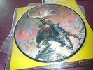MOLLY HATCHET BEATIN THE ODDS PICTURE DISC LP PROMO FROM 1983 DIE CUT COVER VG+