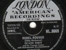 CLASSIC 1958 TWANG GUITAR INSTRUMENTAL  DUANE EDDY  78  REBEL ROUSER  HL.8669 E-
