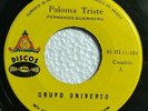 GRUPO UNIVERSO - PALOMA TRISTE   HeAr  IT   MEXICAN CUMBIA organ moog LATIN beat