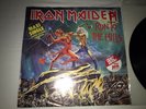 IRON MAIDEN IMPORT 12” MAXI SINGLE LP/VINYL”RUN TO THE HILLS” HAS RED F ON COVER