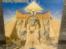 Iron Maiden Powerslave Texture Cover Lp Printed In Barbados Super Rare Label