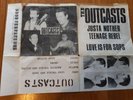 OUTCASTS JUSTA NOTHER TEENAGE REBEL 7in  FOLDOUT SLV GOOD VIBES