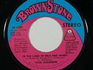 Funk 45 VICKI ANDERSON In The Land Of Milk & Honey on Brownstone VG++/NM