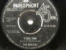 The Beatles-I Feel Fine-Parlophone 45-R.5200 Rare Original Indian Pressing 1964