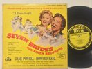 Seven Brides For Seven Brothers VG+ ORIG MGM 10” Jane Powell Howard Keel NICE