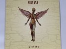 NIRVANA IN UTERO Vinyl Album Original LP 1st Press GEFFEN 24536 1993 Excellent