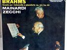 ENRICO MAINARDI CELLO ZECCHI  BRAHMS SONATE Op38/99 RCA CAMDEN LCC-70 ITALY ONLY