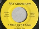 Ray Cranshaw A Night On The Town Rare Private Funk Modern Soul VG/VG+ 45 Vinyl 