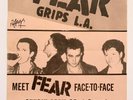 Meet Fear Flyer Slash Rhino Punk The Germs Black Flag Circle Jerks X Poster