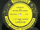 MILES DAVIS QUINTET Cookin LP Prestige 7094 DG RVG 1958 NJ NO COVER #8469