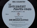 BIG COUNTRY October 12, 1986 KING BISCUIT FLOWER HOUR 2XLP w/ cue sheet **