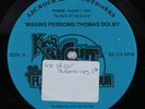 MISSING PERSONS/THOMAS DOLBY 8/7/83 KING BISCUIT FLOWER HOUR 2XLP w/ cue sheet**