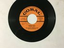The Johnny Burnette Trio 45 Vinyl Record Coral 61719 Honey Hush & The Train Kept