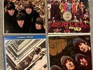 4 Beatles record LPs: Rubber Soul, Sgt Peppers, Early, 1967-1970 (double)