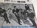 Beatles Fan Club Flexi vinyl 'Third Christmas Record' 1965 Very Good++ Condition