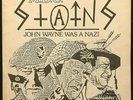 STAINS - John Wayne Was A Nazi 1981 MDC  R Radical DRI Punk VG+/NM Texas SF HC