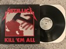 Metallica Kill Em All Megaforce MRI 069 Silver Label  First Issue Clean