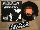 Misfits Evilive 7” Vinyl Orange Label Plan 9  with Starliner Sticker VG