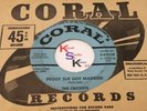 BUDDY HOLLY CRICKETS 45 Peggy Sue Got Married CORAL 62238 Original RARE BLUE